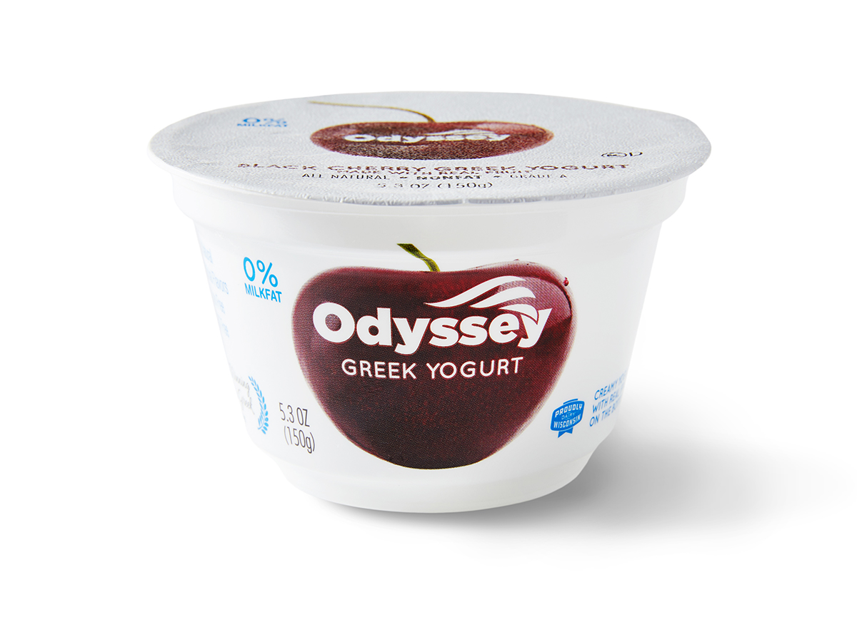 Odyssey Brands Products Black Cherry Greek Yogurt