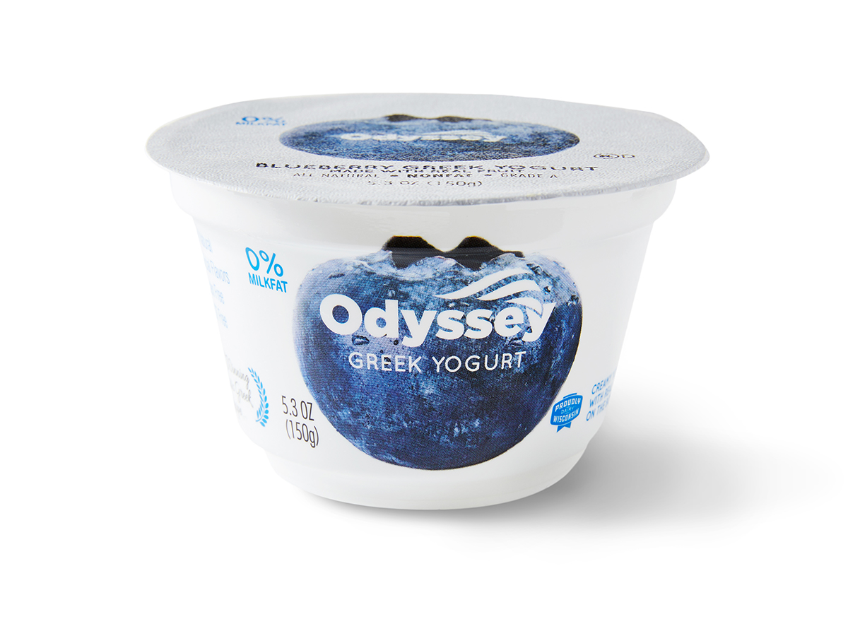 Odyssey Brands Products Blueberry Greek Yogurt