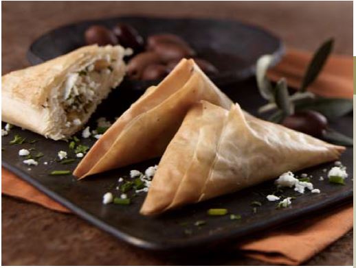 Odyssey Brands Feta Cheese Appetizers with Spinach