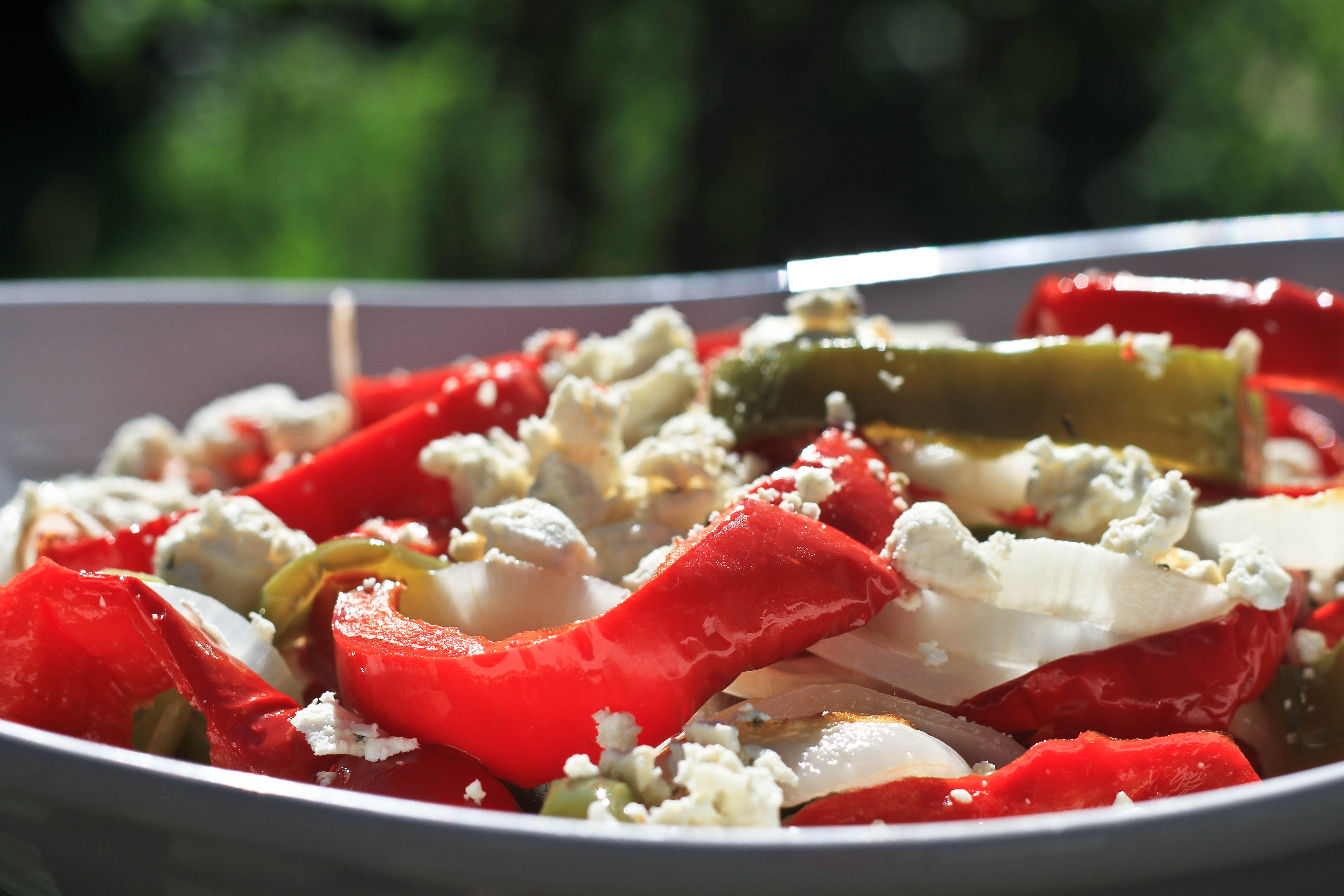 Odyssey Brands Feta with Roasted Peppers and Onions