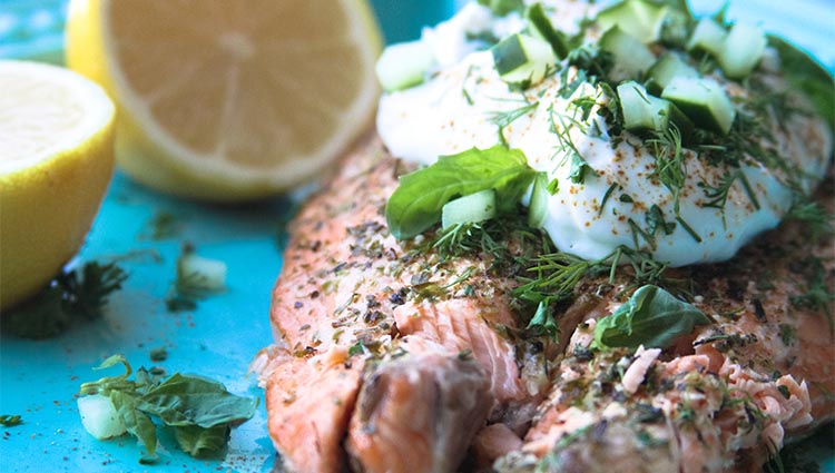 Odyssey Brands Roasted Salmon with Herbs